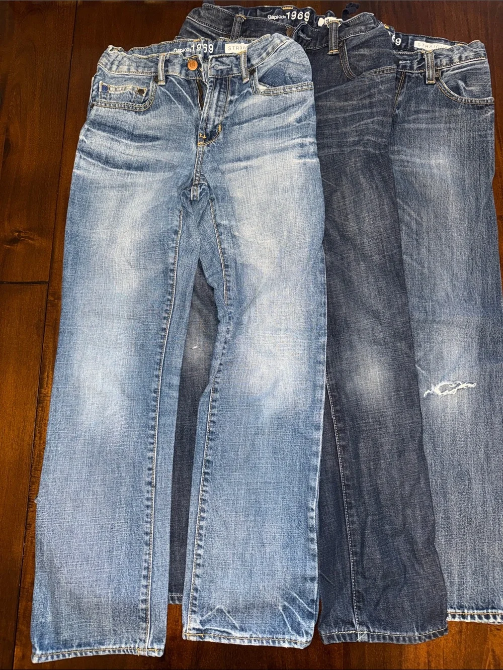 GAP Boys Denim Jeans Set - Light Blue, Medium Blue, Dark Blue